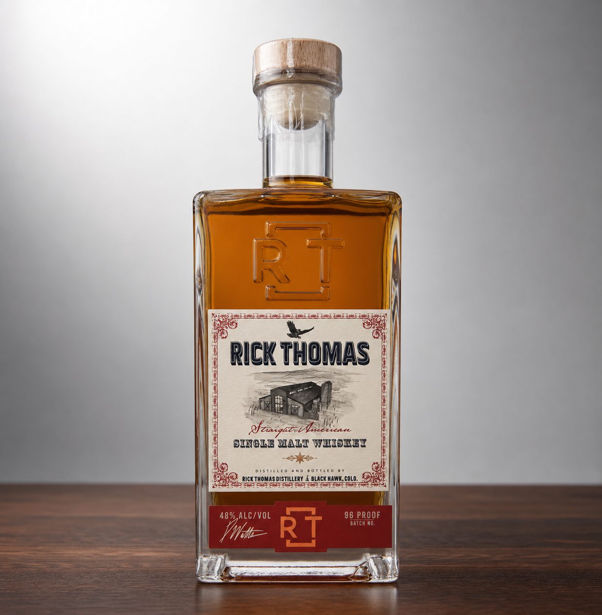 Rick Thomas Straight American Single Malt Whiskey